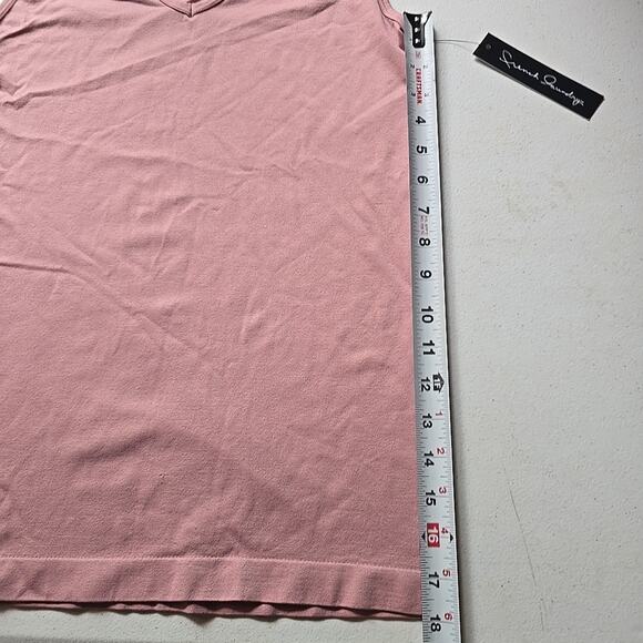 French Laundry Women's Sleeveless Pink Dusty Rose Tunic‎ Tank Top Size L XL NWT - Picture 5 of 7